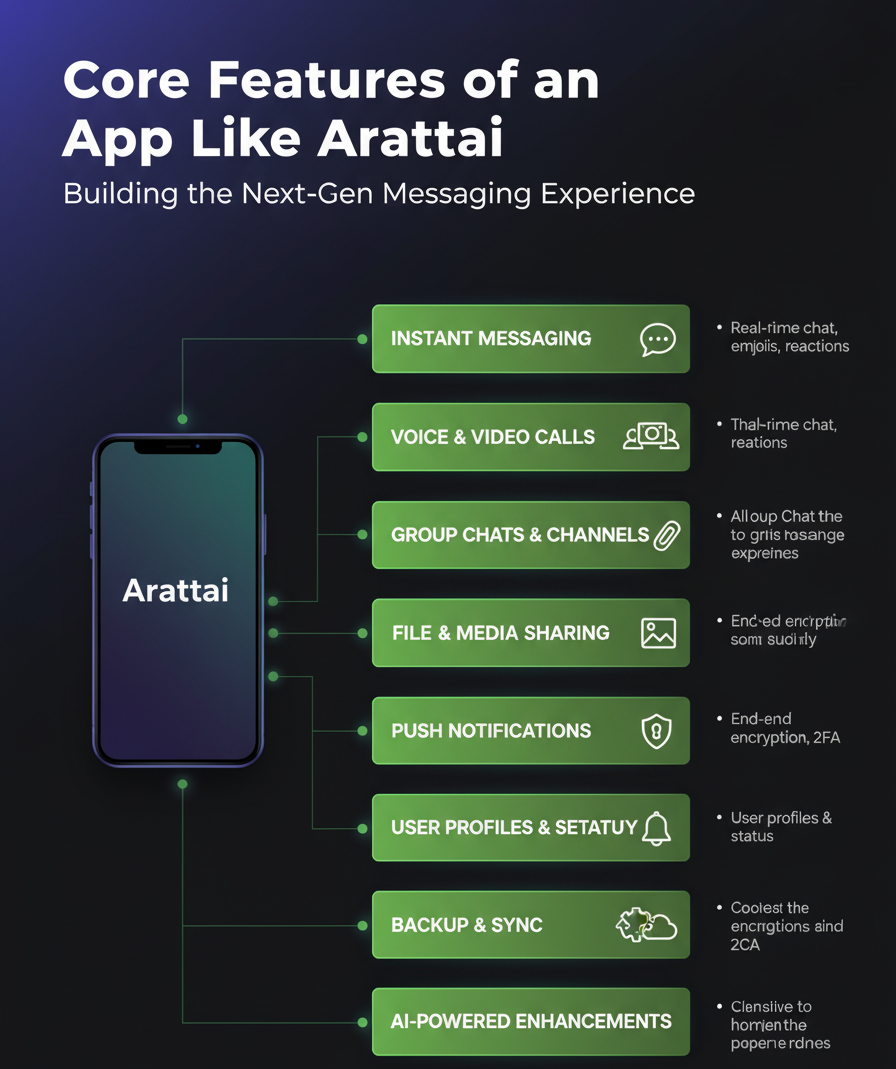 Core Features of an App Like Arattai
