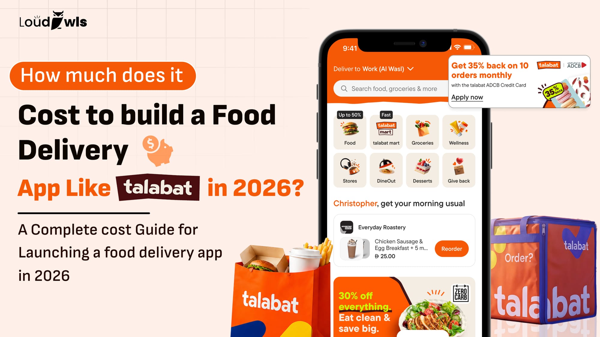 How Much Does It Cost to Build a Food Delivery App Like Talabat in 2026?