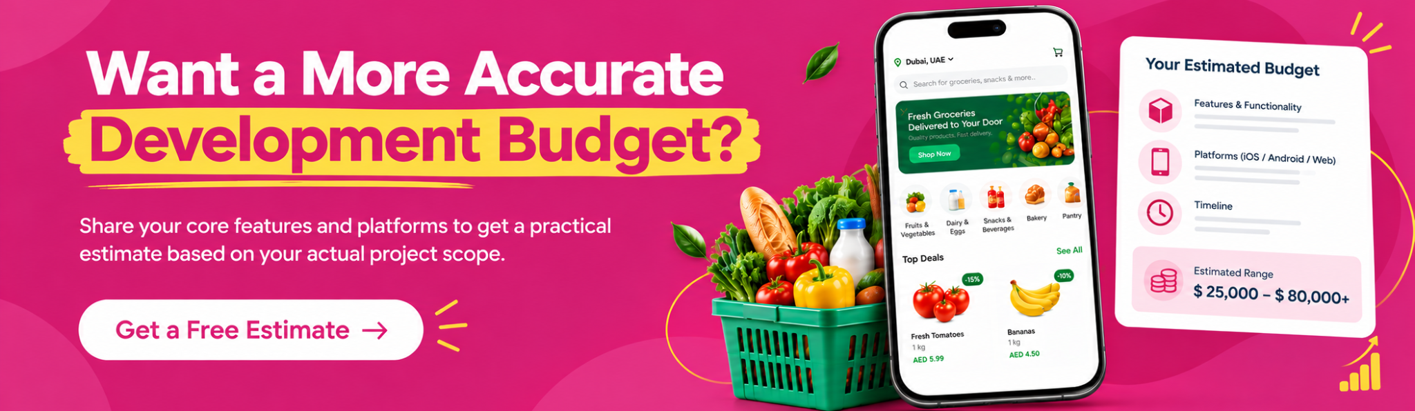 Cost to Build a Grocery App